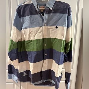 Brooks brothers rugby style dress shirt